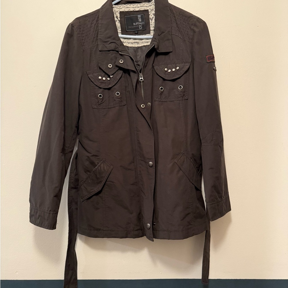 Buffalo David Bitton Dark Brown Utility Jacket